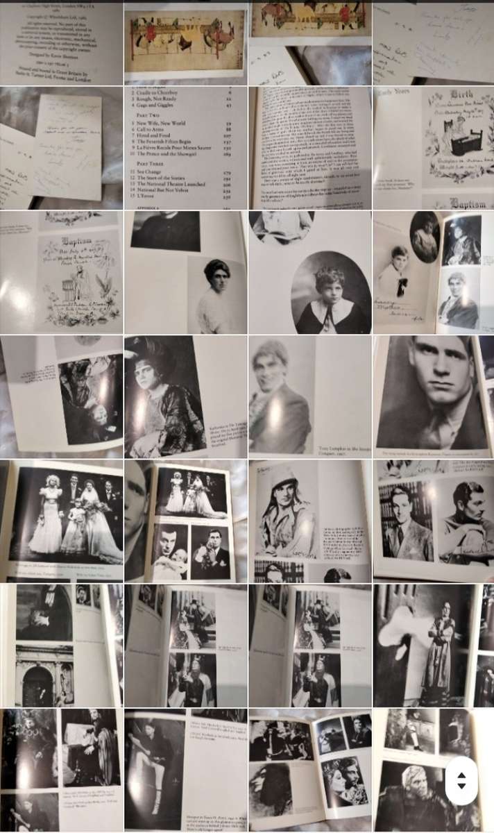 Olivier Confessions of an Actor-Hard Cover PB1982 Has lots black +white pics Pre-owned no dust cover