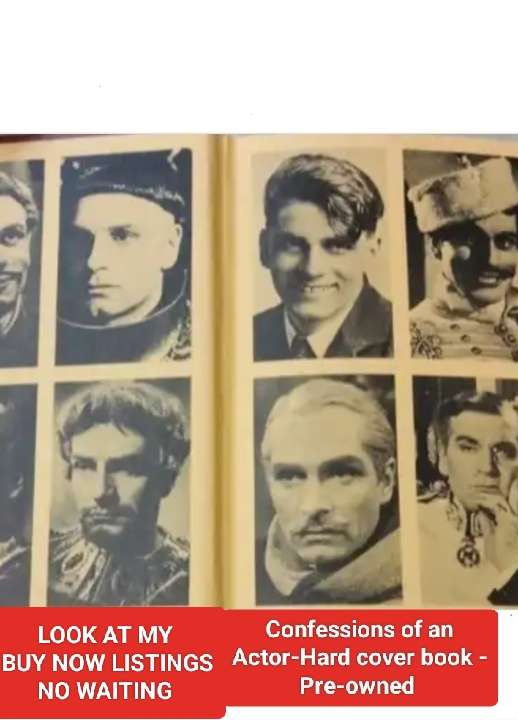 Olivier Confessions of an Actor-Hard Cover PB1982 Has lots black +white pics Pre-owned no dust cover