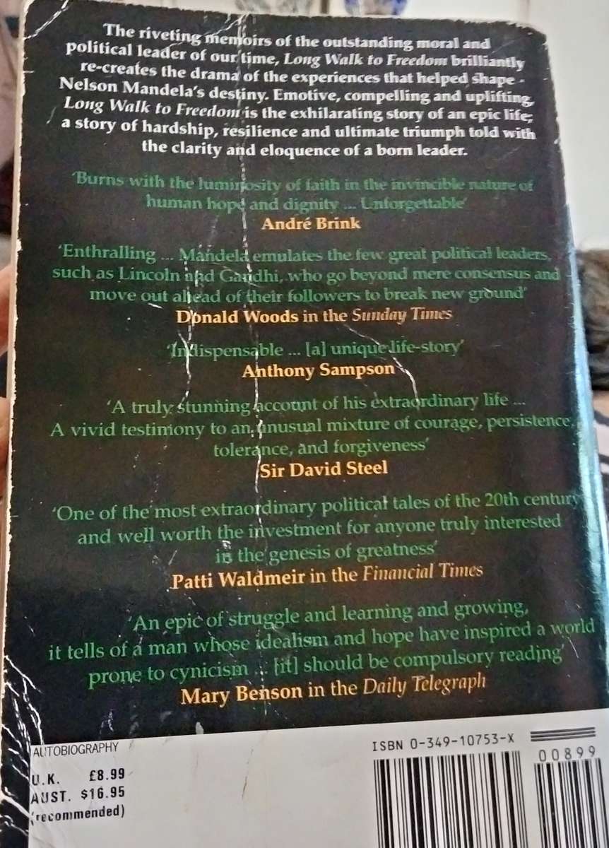 Nelson Mandela Conversations with Myself 2010+Long Walk to Freedom 1995 Shades of Difference 2007