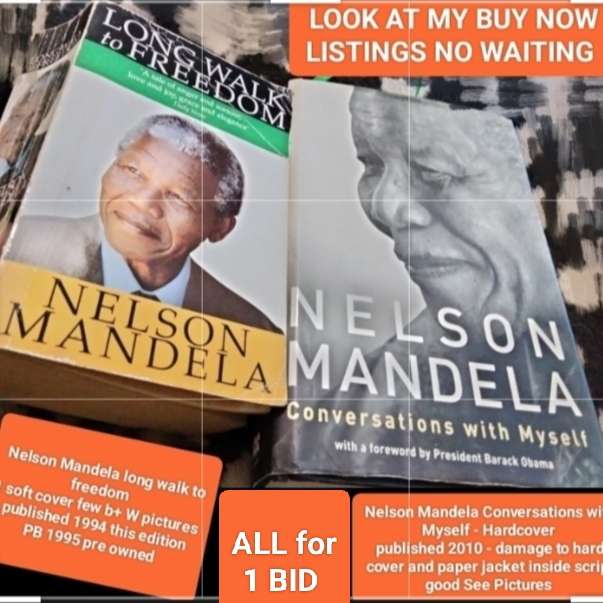Nelson Mandela Conversations with Myself 2010+Long Walk to Freedom 1995 Shades of Difference 2007
