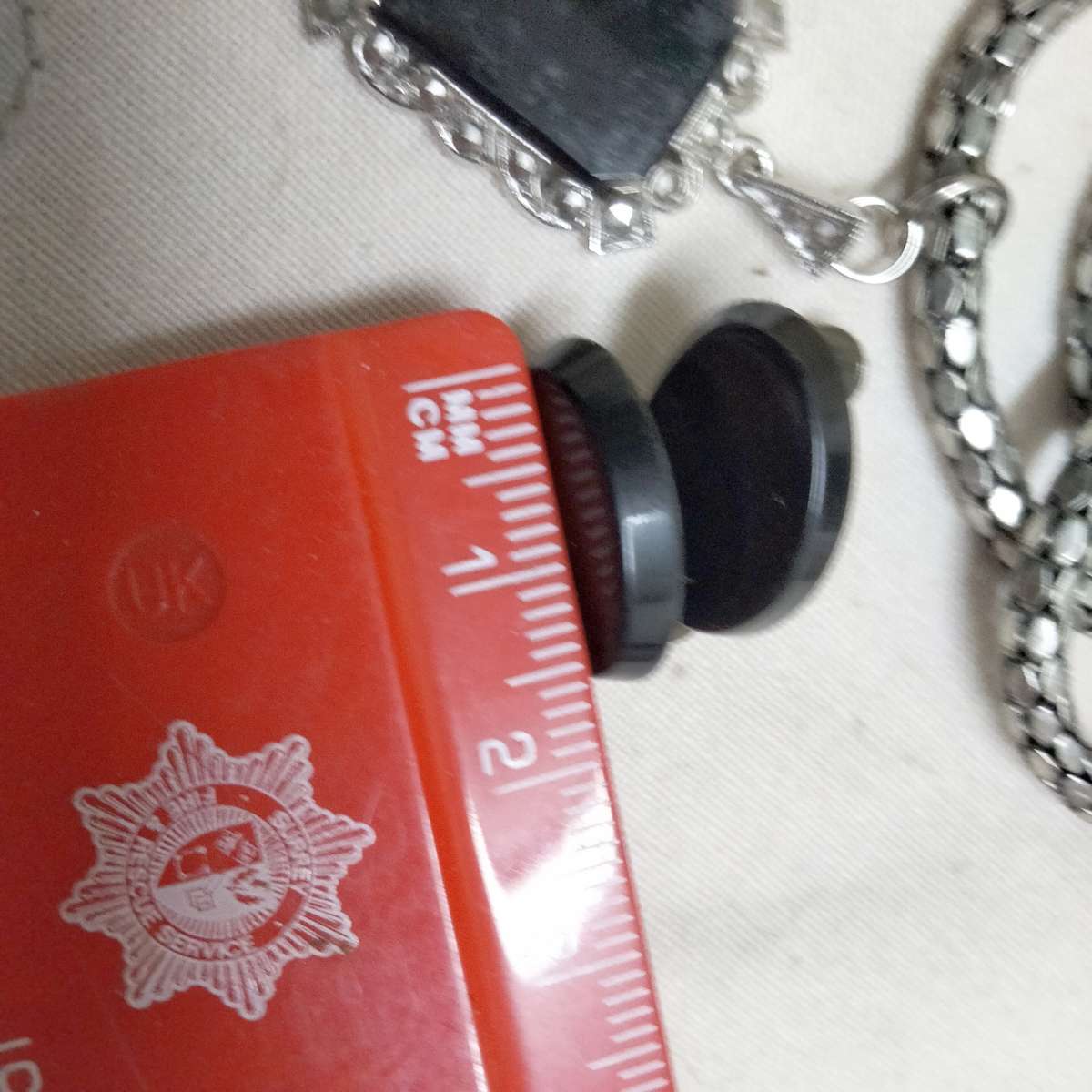 VTG Earrings LUCITE screw back+Pendant Studded MARCASITE composit stone+Snake chain silver tone