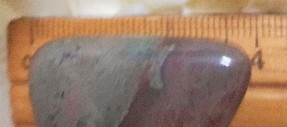 Art deco style Pendant Pinkish Semi Precious Gem Stone Gold tone Chain LOOK At My BUY NOW-NO WAITING