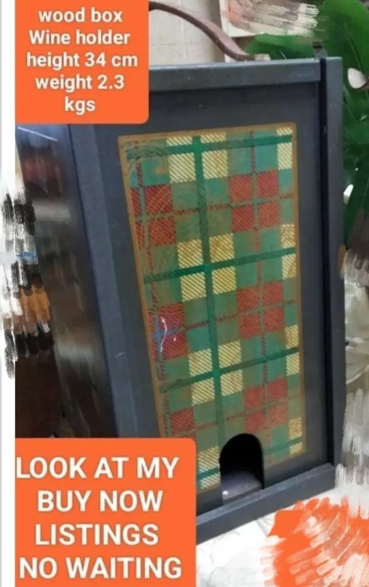 1 Box for Wine  LOOK AT MY BUY NOW LISTINGS NO WAITING