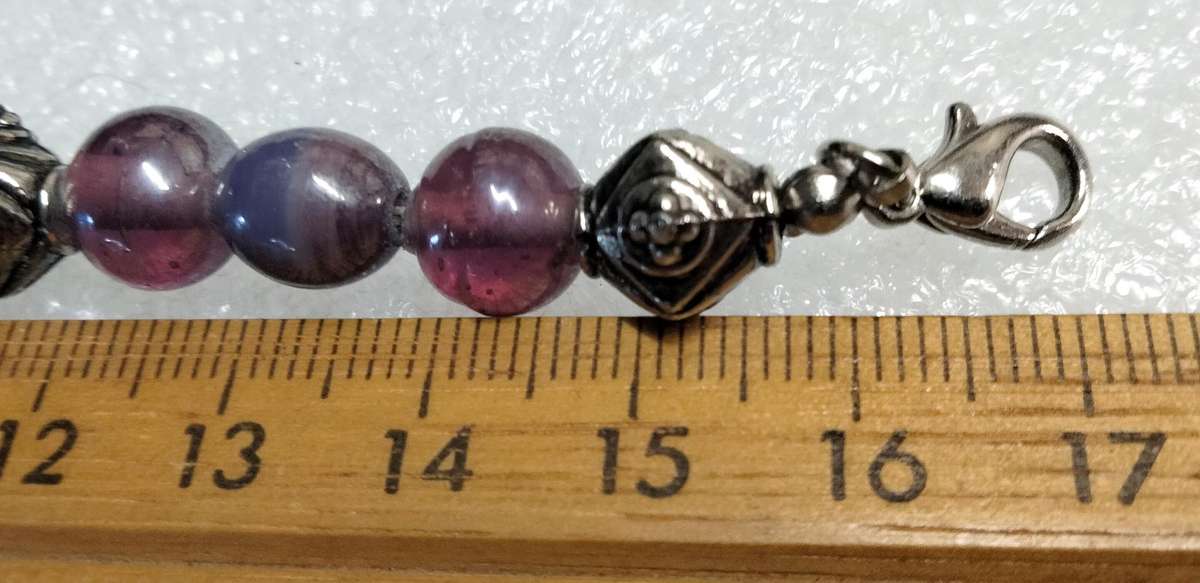 Bracelets 4 one stretch 4 mixture of Vintage MURANO Lampwork glass beads +charms +or spacers metal