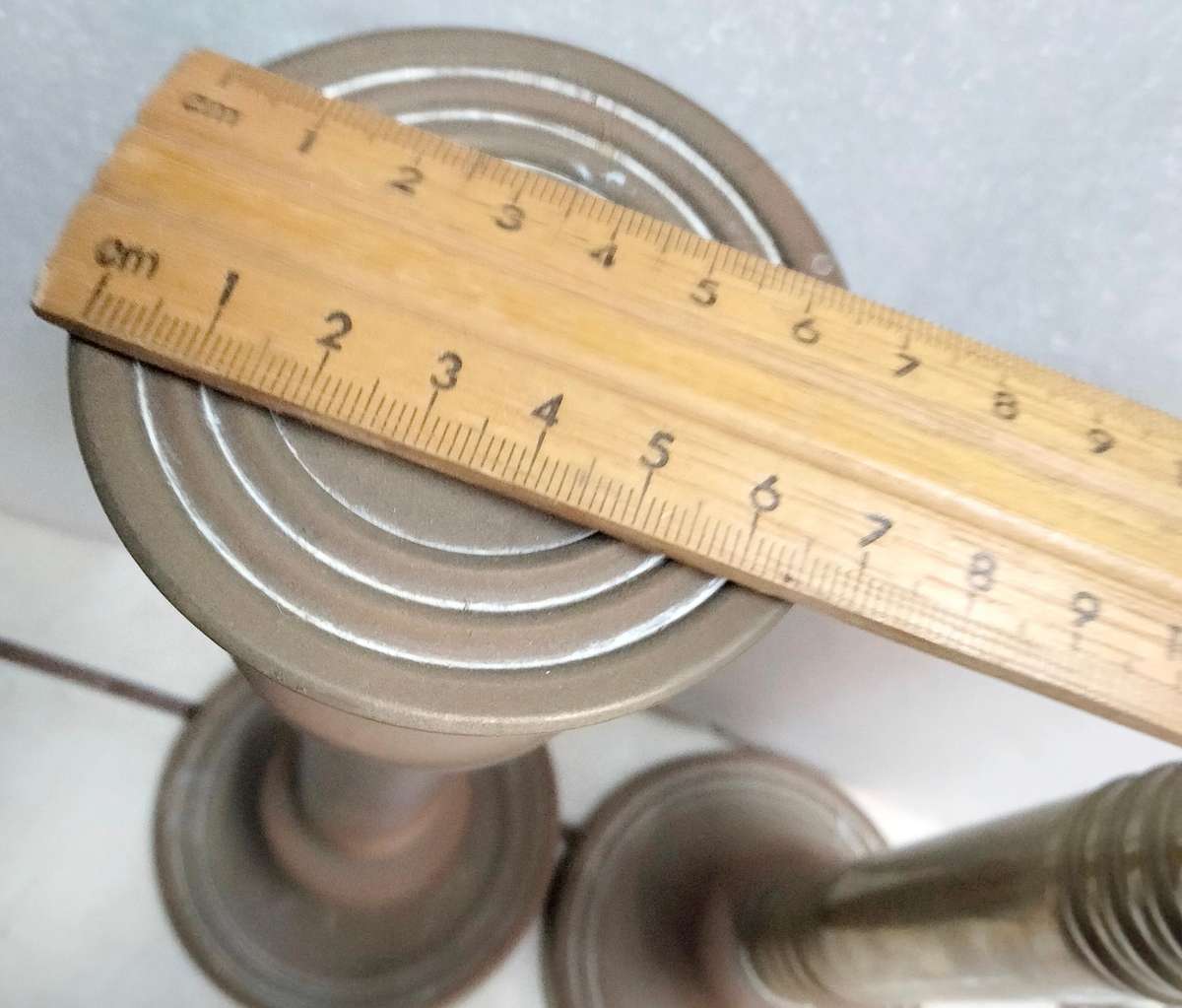 2 Corinthian Column Candle Sticks Vintage BRASS 2.428 kgs H35cmLOOK atMy BUY NOW LISTINGS NO WAITING