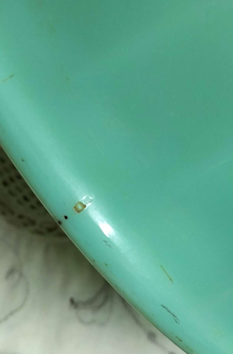 4-1Jadeite Swirl milk Glass Mixing Bowl Oven Ware FIREKING USA+3othersLOOK AT MY BUY NOW-NO WAITING