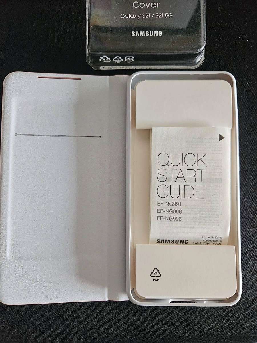 Samsung Galaxy S21 5G Smart LED View Cover - Pink [ Genuine Samsung Accessory ]