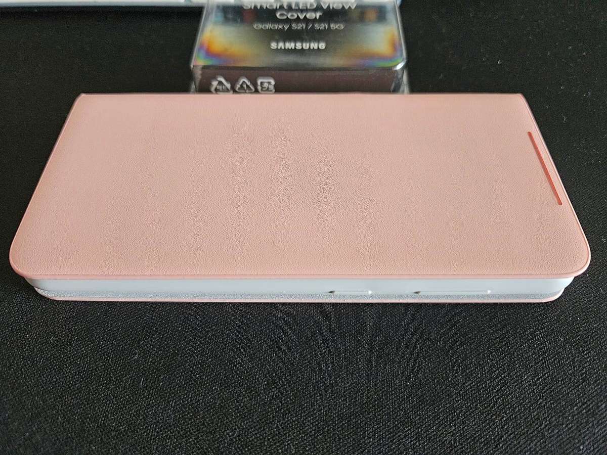 Samsung Galaxy S21 5G Smart LED View Cover - Pink [ Genuine Samsung Accessory ]