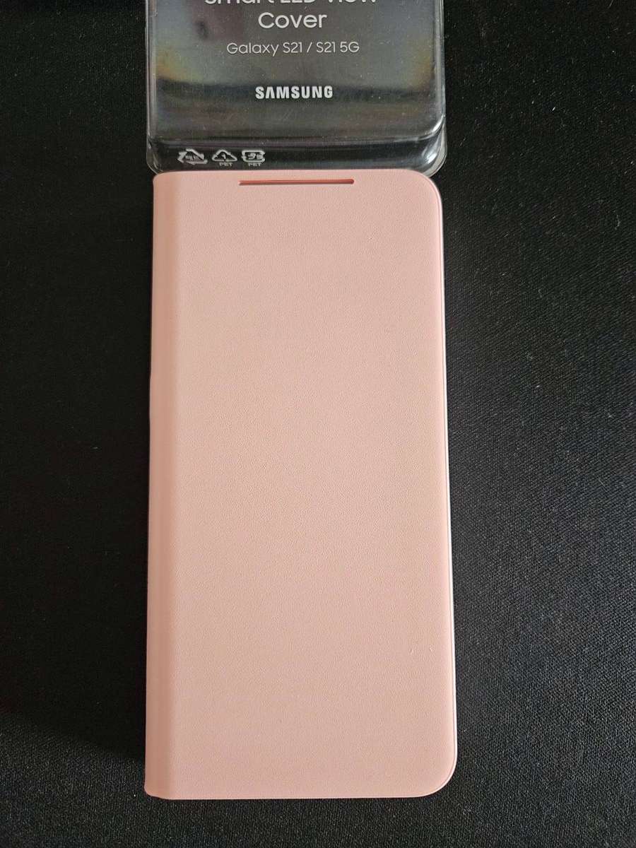 Samsung Galaxy S21 5G Smart LED View Cover - Pink [ Genuine Samsung Accessory ]