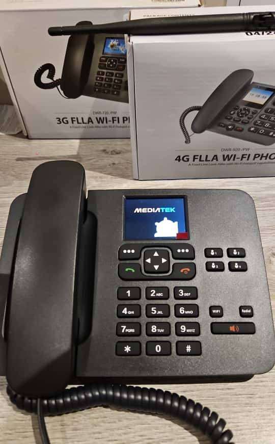 4x D-Link FLLA Desk Cellular Phones | Android / Wi-fi Hotspot Built in / FM Radio | (SOLD-AS-IS)