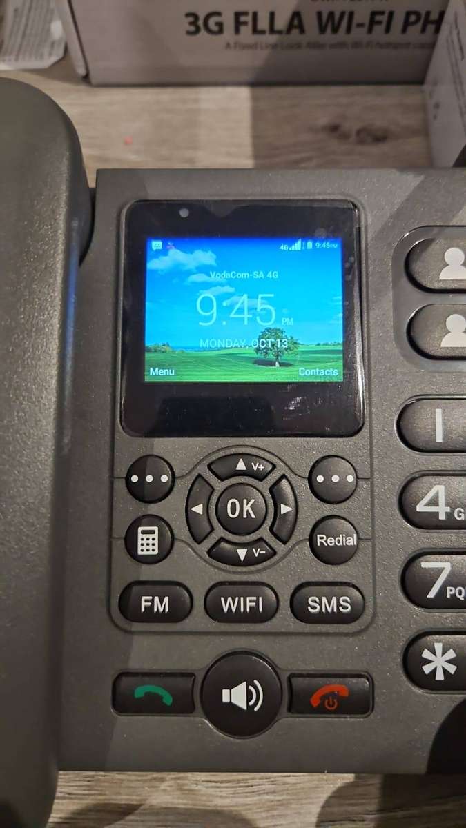 4x D-Link FLLA Desk Cellular Phones | Android / Wi-fi Hotspot Built in / FM Radio | (SOLD-AS-IS)