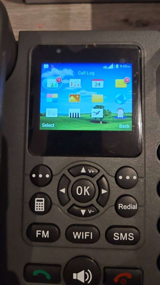 4x D-Link FLLA Desk Cellular Phones | Android / Wi-fi Hotspot Built in / FM Radio | (SOLD-AS-IS)