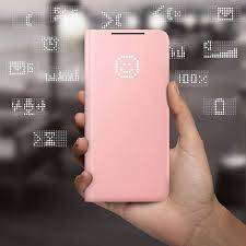 Samsung Galaxy S21 5G Smart LED View Cover - Pink [ Genuine Samsung Accessory ]
