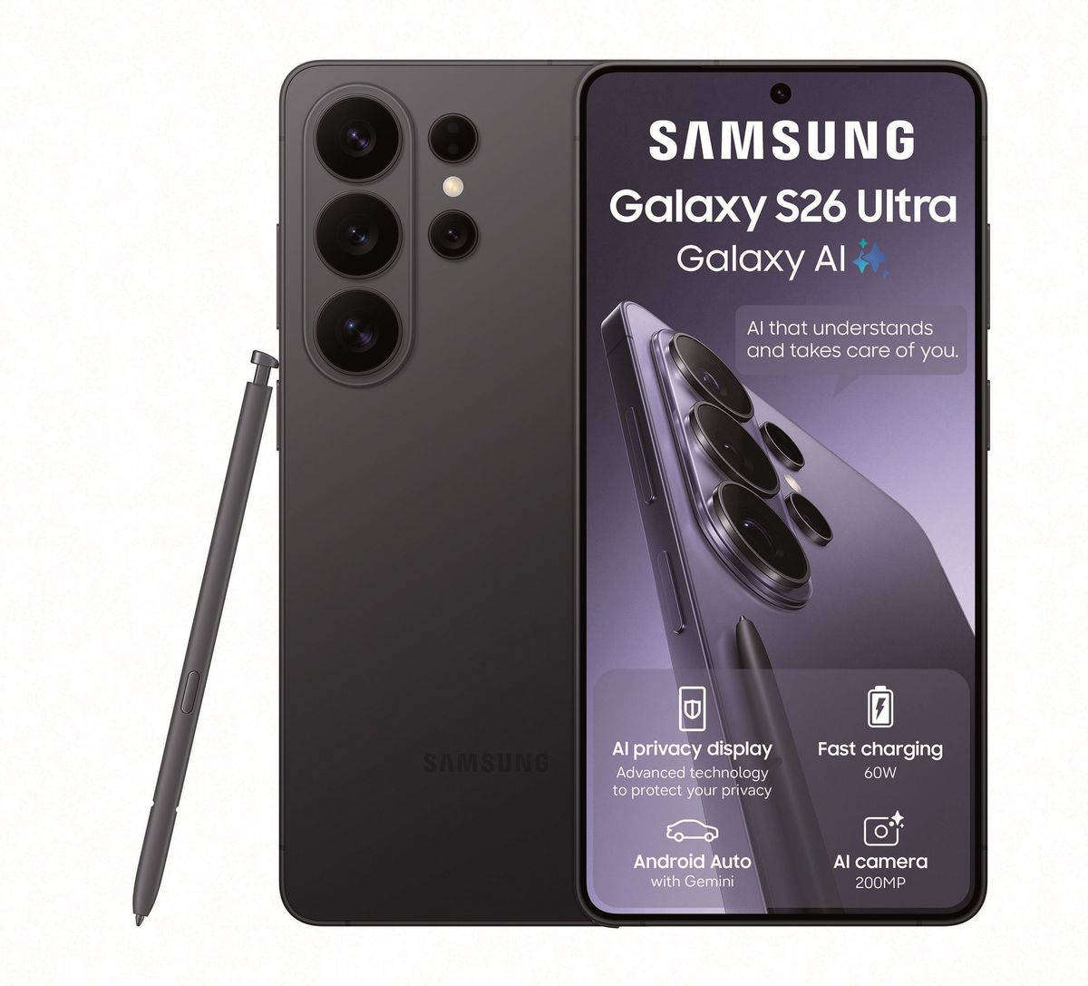 Samsung Galaxy S26 Ultra 5G 512GB - Black