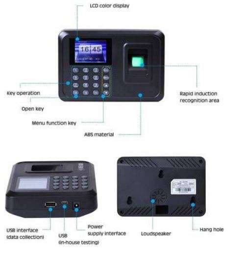 Fingerprint Time Attendance Machine System