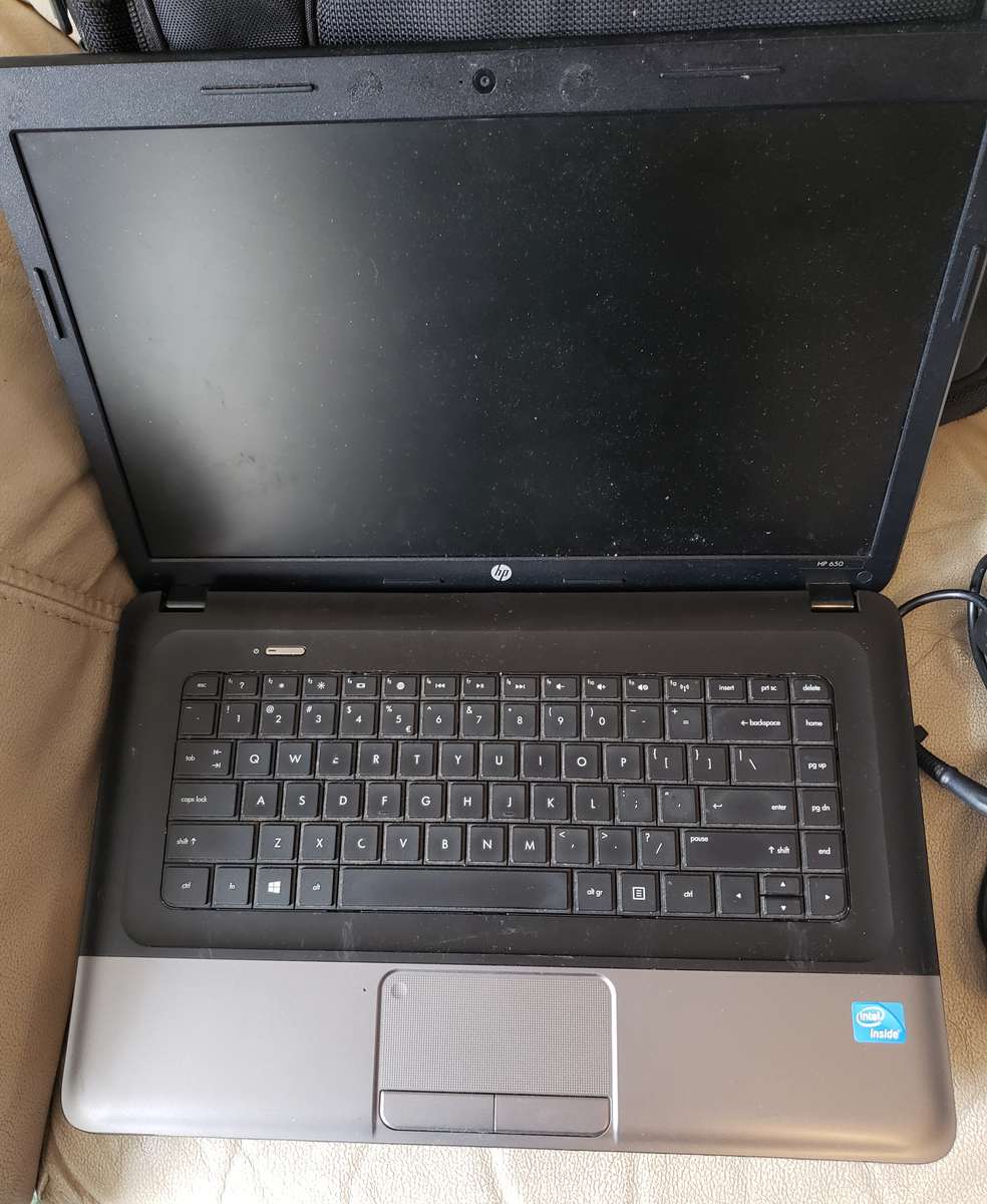 HP 650 Notebook 15.6-inch Laptop - Black-for repair or spares