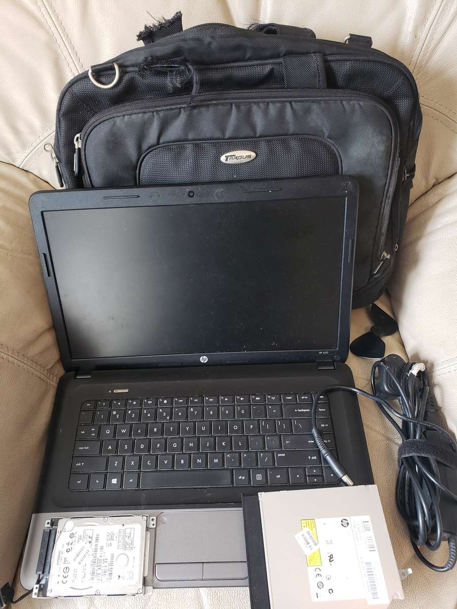 HP 650 Notebook 15.6-inch Laptop - Black-for repair or spares