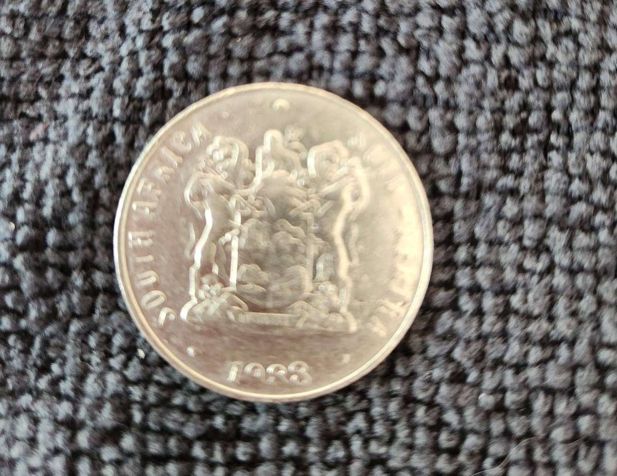 RSA 50 cent coin - 1988