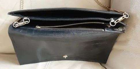 Genuine snakeskin clutch bag