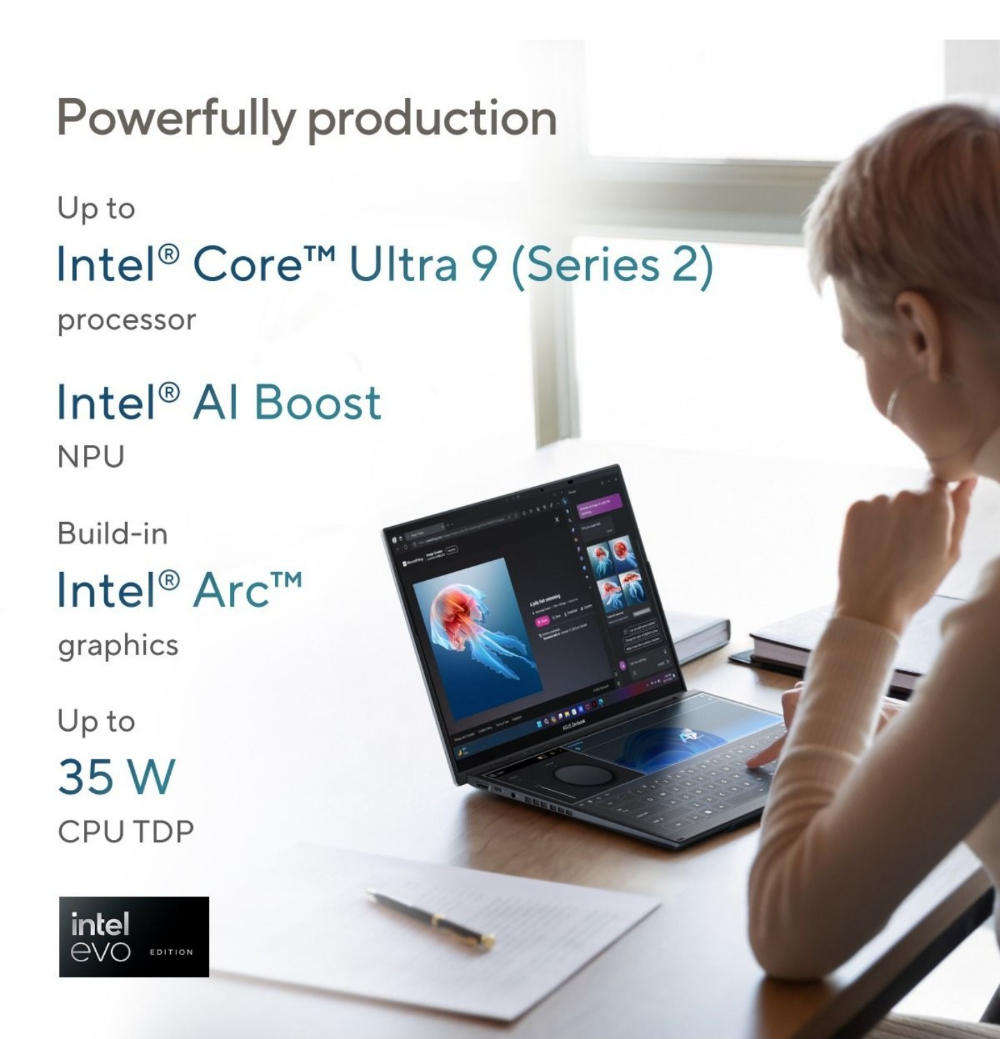 Asus Zenbook Duo Intel® Core Ultra 9-285H 32GB RAM 2TB SSD OLED Laptop