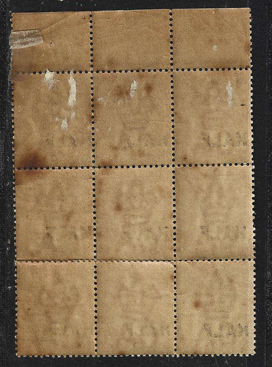 Natal SACC 108 hinged/unhinged mint reverse  badly marked sold  as scanned