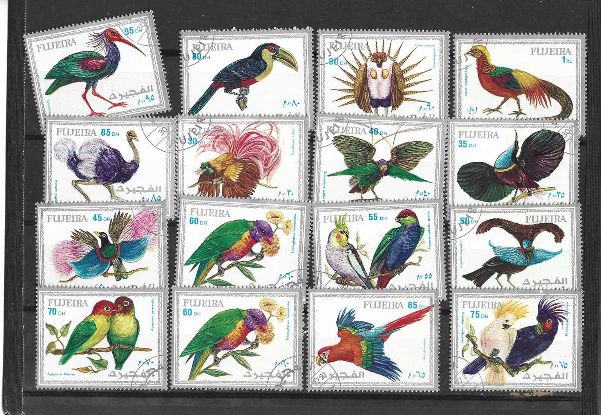 Mixed birds thematic used apart from MNH Mini sheet