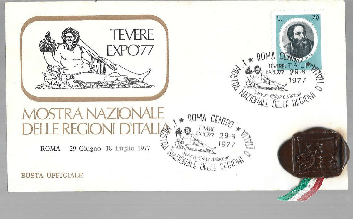 Italy unaddressed clean FDC as scanned