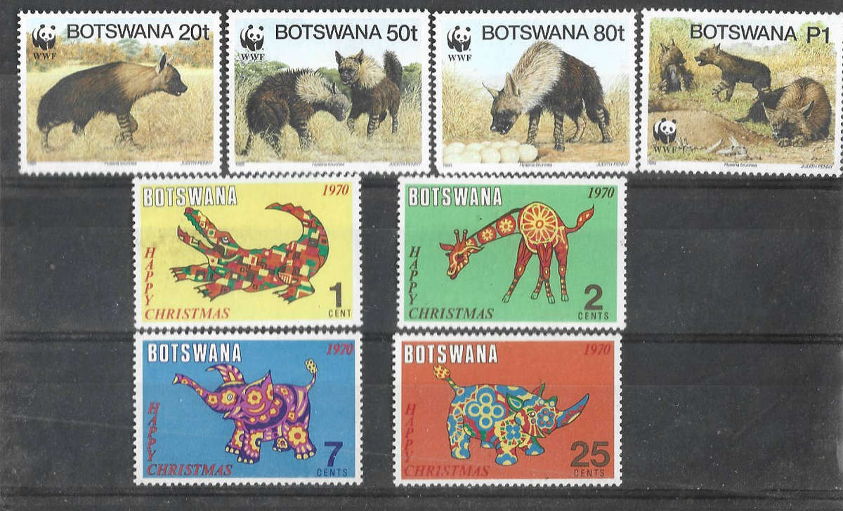 Botswana MNH sets as scanned