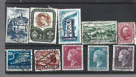 Luxembourg used  as scanned