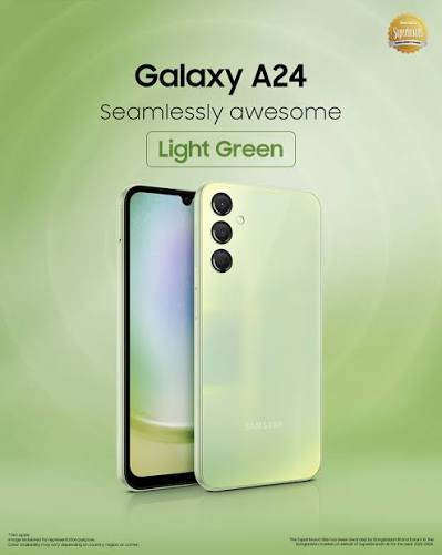 Samsung Galaxy A24 - Light Green - Dual Sim - 128GB