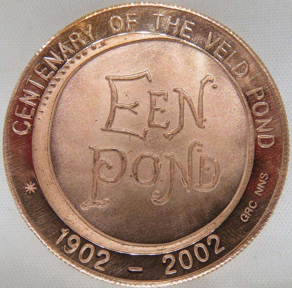 Centenary of the Veldpond Bronze Token (1902-2002)