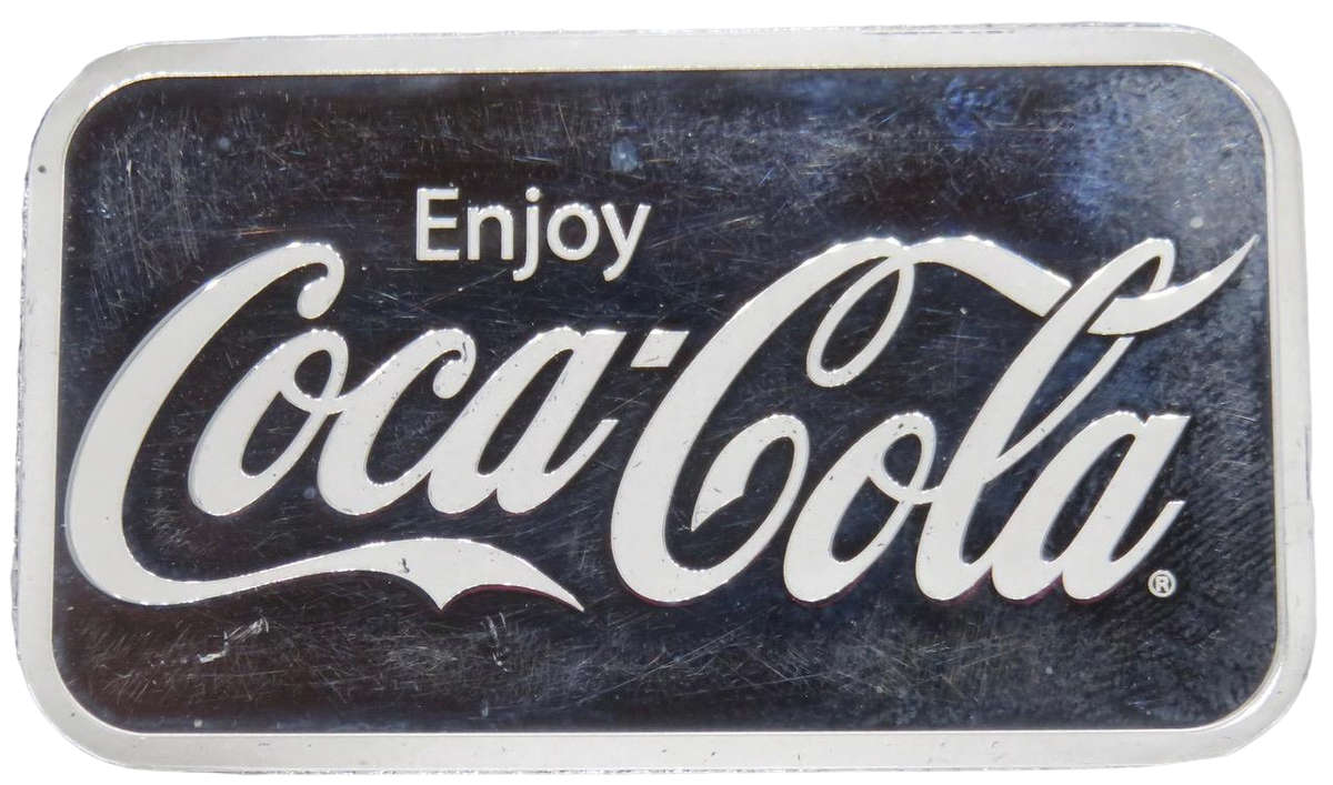 Coca-Cola® 1oz Silver Struck Bar