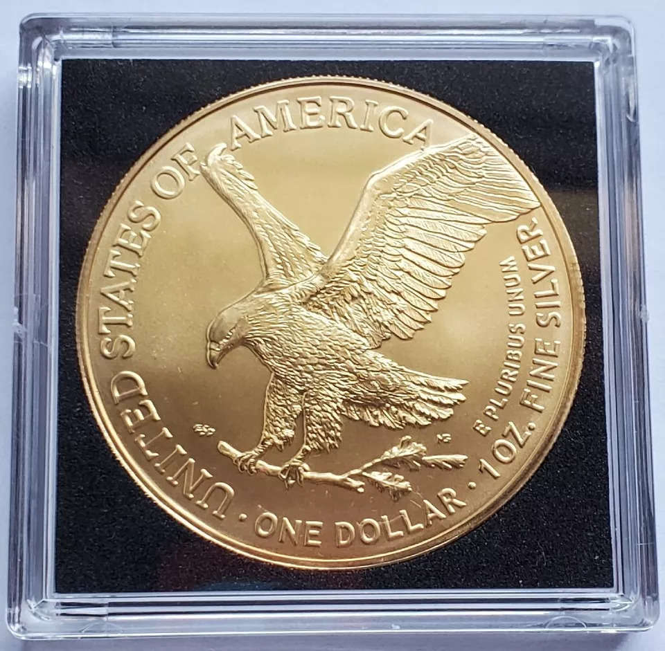 Fish Eagle Colour Of Paradise II USA American Eagle 2023 1oz Pure Silver Colorized Coin