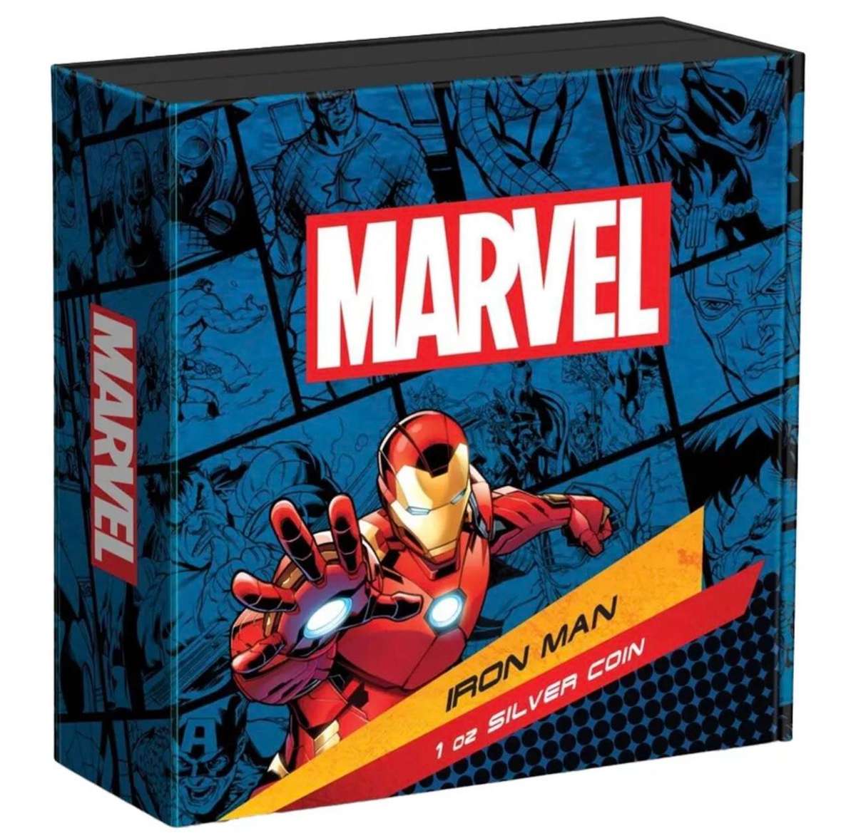 Marvel® Iron Man Colourised 1oz Silver $2 Niue 2023.