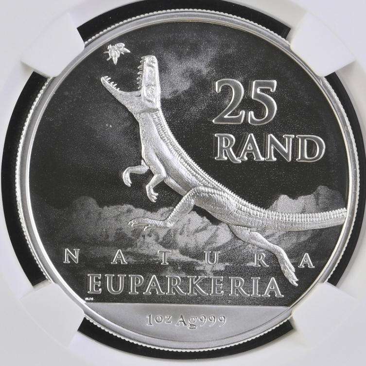 RSA: Silver R25 (1oz) Dinosaurs 2019 MS 69 NGC.