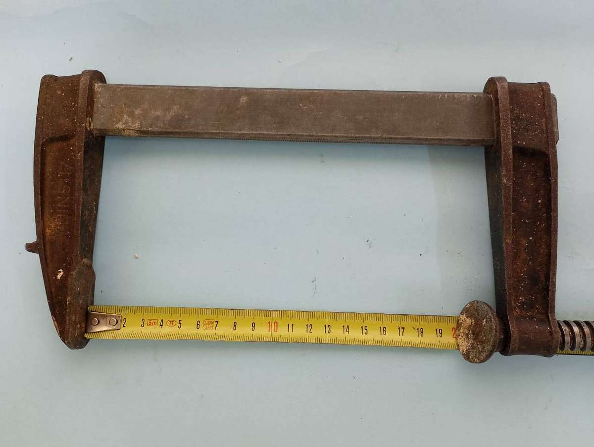 Wood Work Tools - Joiner 8" adjustable hand clamp fine used .