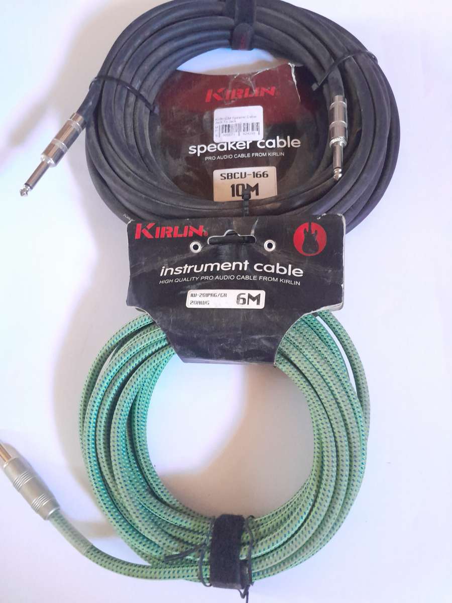Audio cables new and used