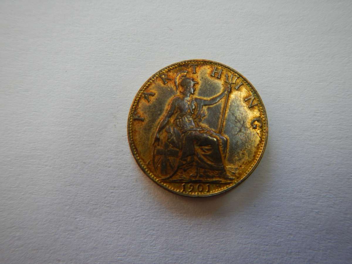 1901 BRITISH FARTHING