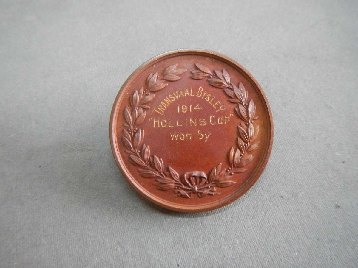 Transvaal rifle association medallion boxed