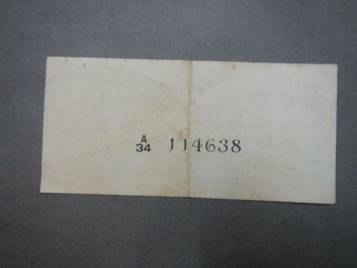 GOVERMENT OF CEYLON -  TEN CENTS - 1942 BANK NOTE - WW11