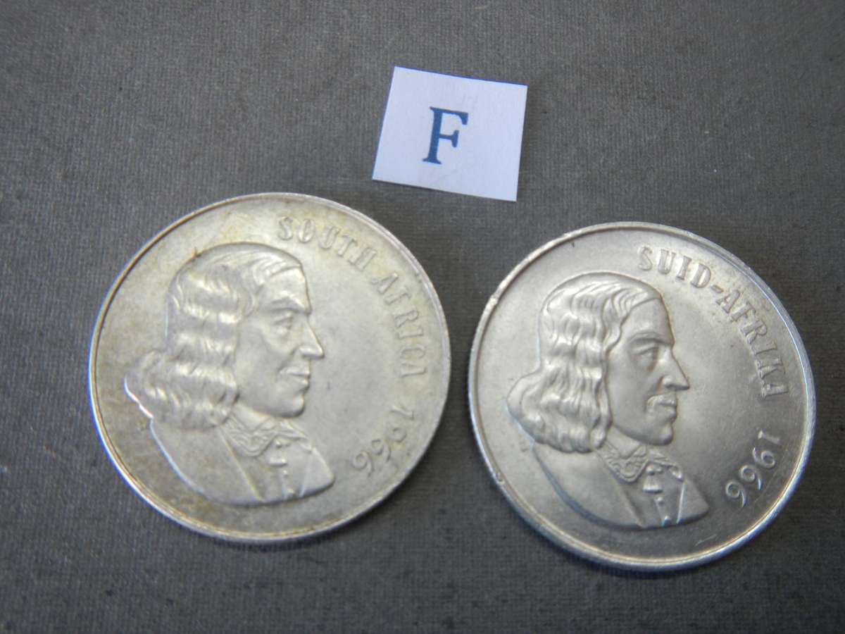 South Africa Silver R1 set 1966 English & Afrikaans