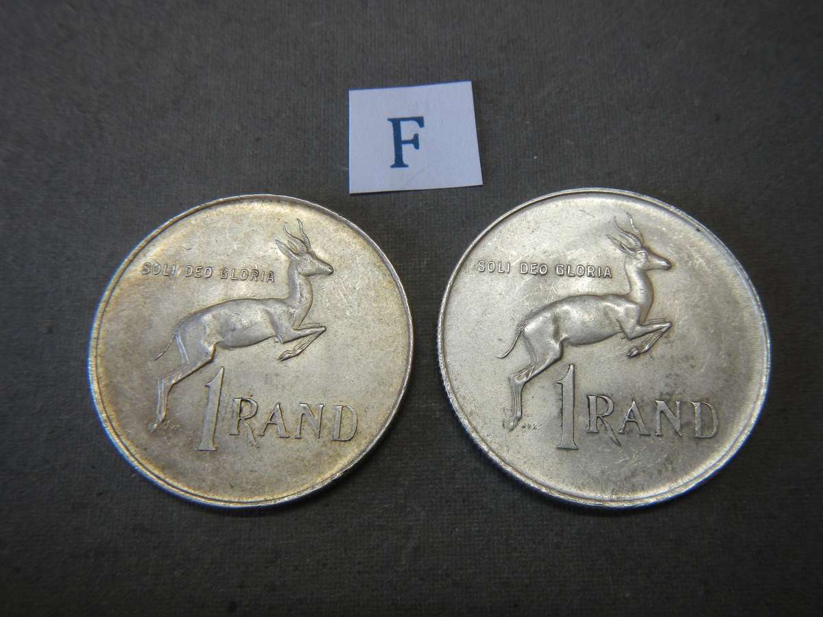 South Africa Silver R1 set 1966 English & Afrikaans