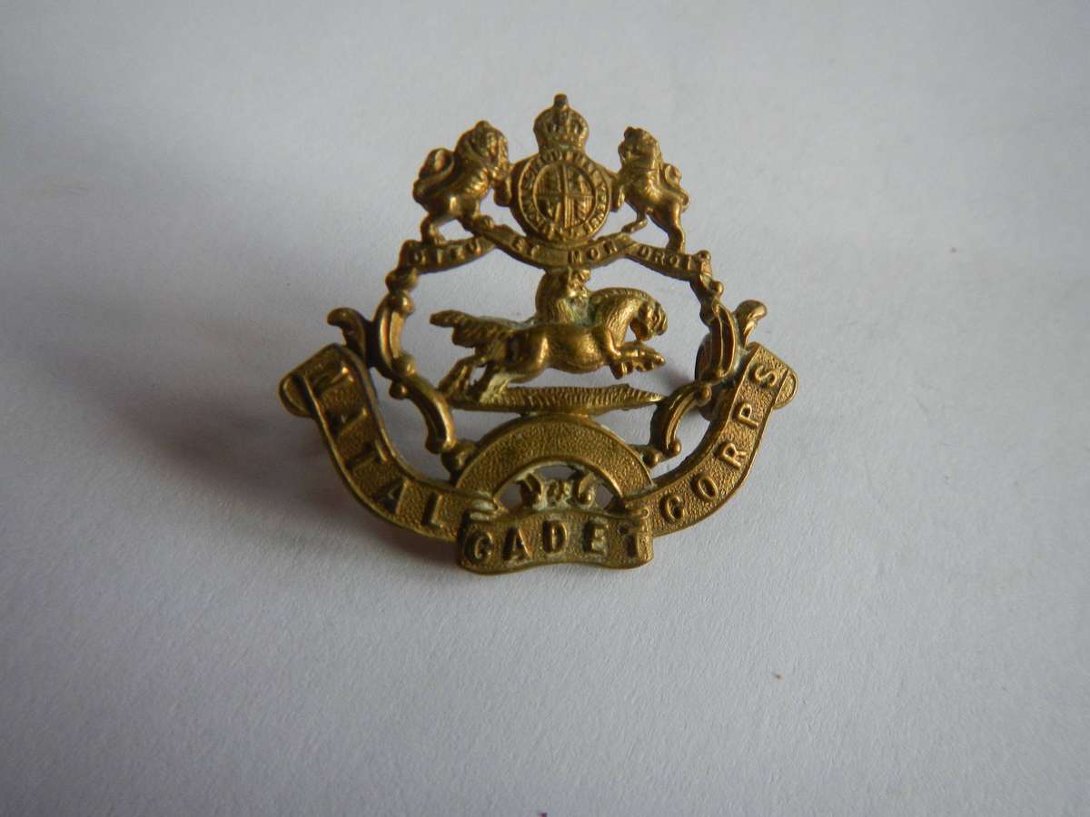 Natal Cadet Corps collar badge