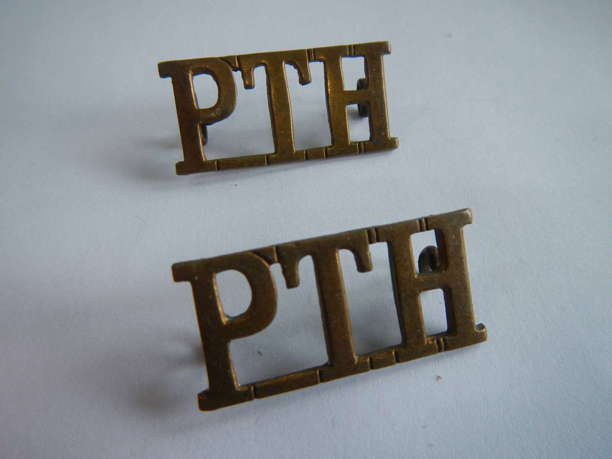 Park Town High School Cadet shoulder titles