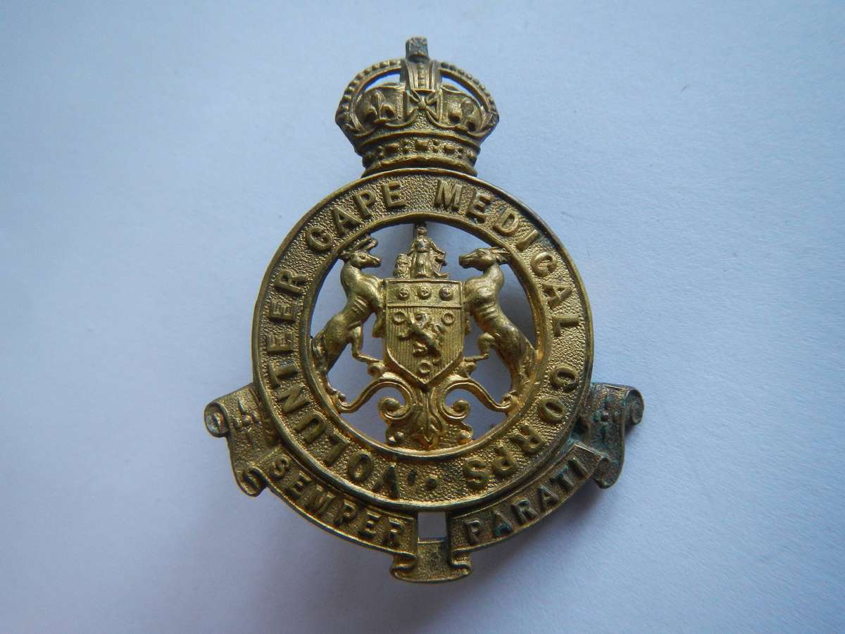 Volunteer Cape Medical Corps cap badge