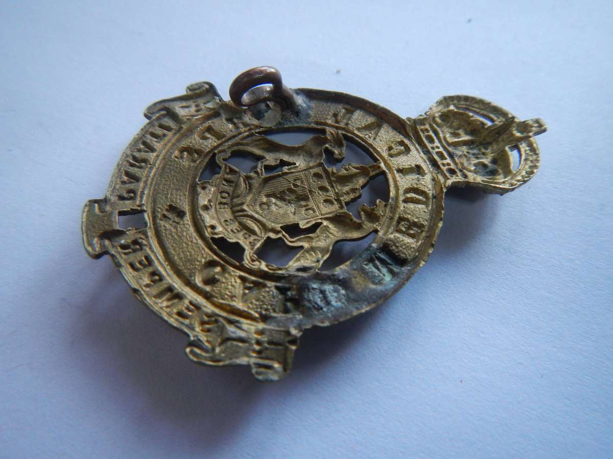 Cape Medical Corps cap badge - missing 1x lug
