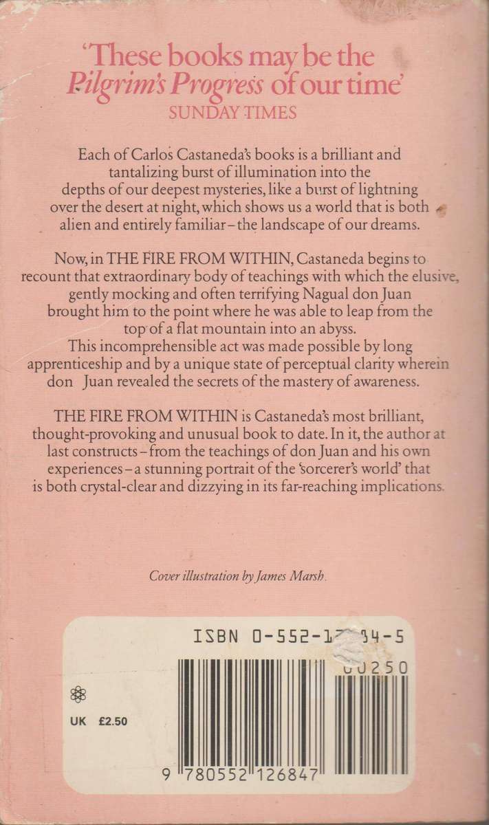 The Fire from Within Authored by Carlos Castaneda