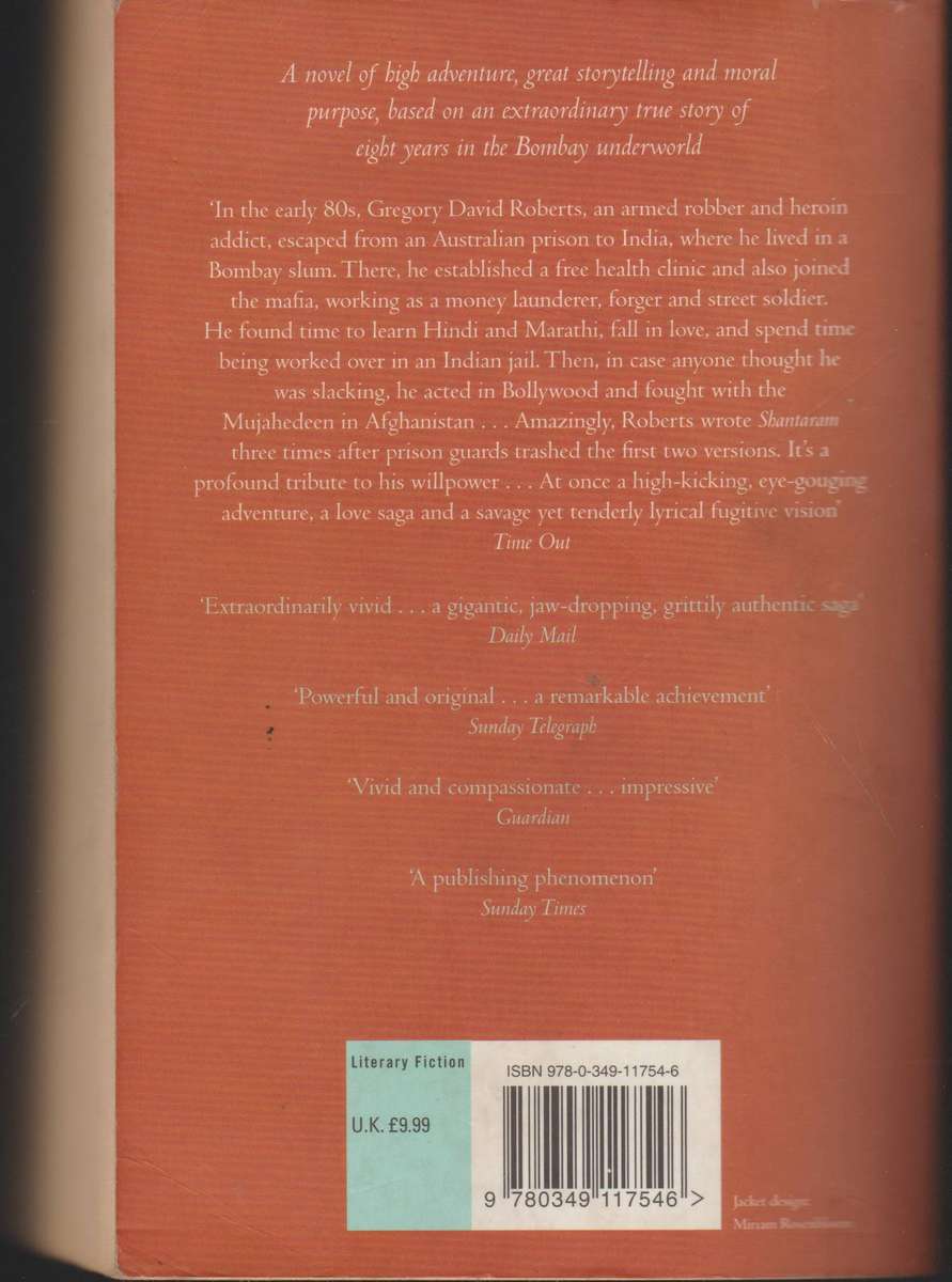 Shantaram by Gregory David Roberts