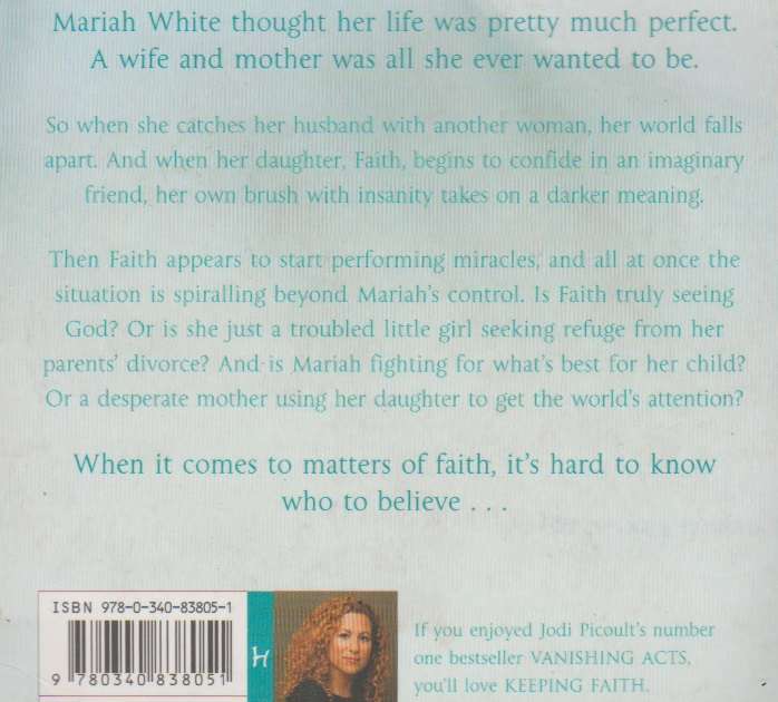 Keeping Faith by Jodi Picoult I Paperback