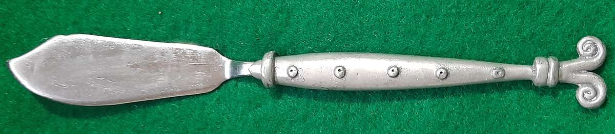 CARROL BOYES SUGAR SPOON AND BUTTER/PATE KNIFE